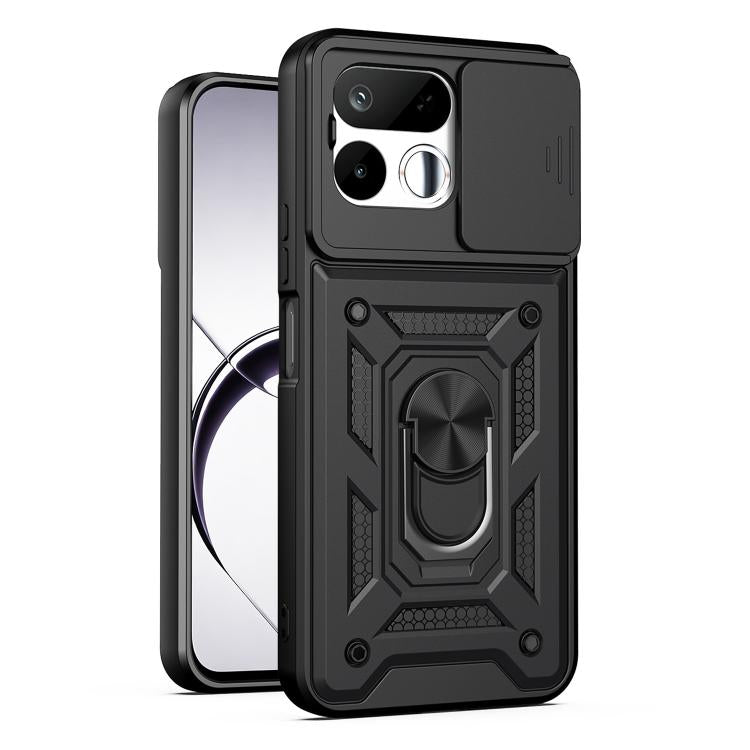 Sliding Camera Cover Design TPU+PC Phone Case, For Realme 16T 5G, For Realme C100i / C100x 4G, For Realme C100 4G, For Realme P4 Power 5G, For Realme C83 5G, For Realme 16 5G
