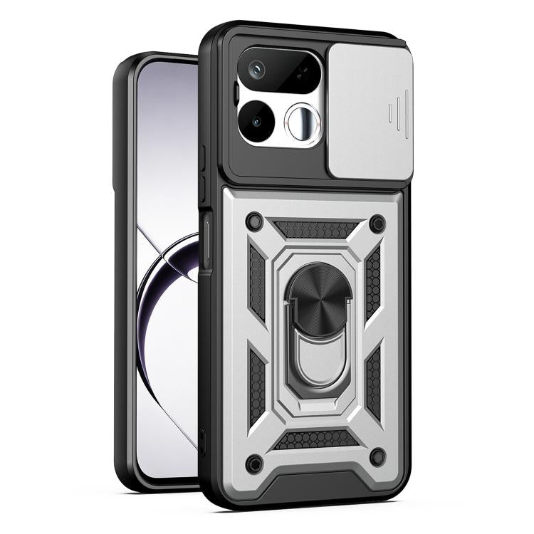 Sliding Camera Cover Design TPU+PC Phone Case, For Realme 16T 5G, For Realme C100i / C100x 4G, For Realme C100 4G, For Realme P4 Power 5G, For Realme C83 5G, For Realme 16 5G