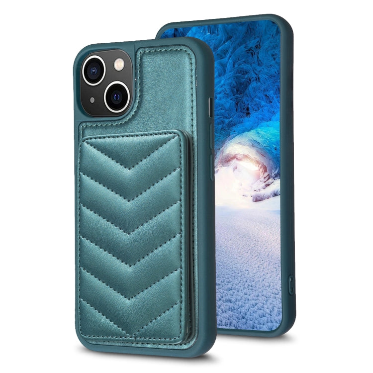 BF26 Wave Pattern Card Bag Holder Phone Case, For iPhone 15 Pro Max, For iPhone 14 Plus, For iPhone 15 Pro, For iPhone 14 / 13, For iPhone 14 Pro, For iPhone 15 Plus
