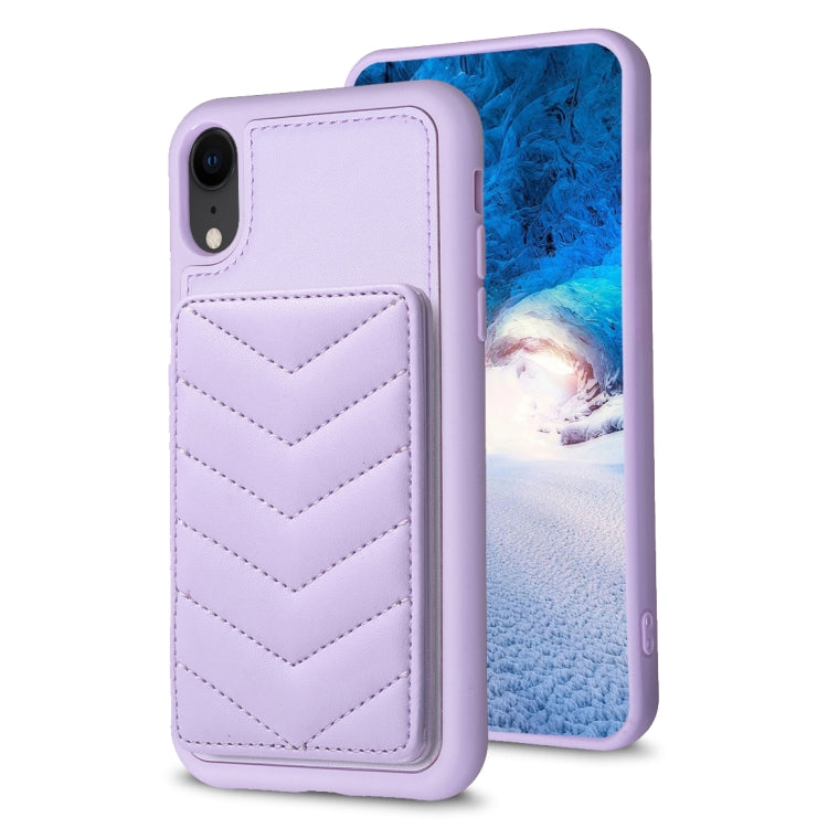 BF26 Wave Pattern Card Bag Holder Phone Case, For iPhone 12 Pro Max, For iPhone 11 Pro Max, For iPhone 11, For iPhone 11 Pro, For iPhone X / XS, For iPhone XR