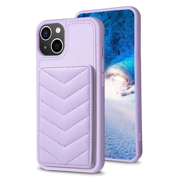 BF26 Wave Pattern Card Bag Holder Phone Case, For iPhone 15 Pro Max, For iPhone 14 Plus, For iPhone 15 Pro, For iPhone 14 / 13, For iPhone 14 Pro, For iPhone 15 Plus
