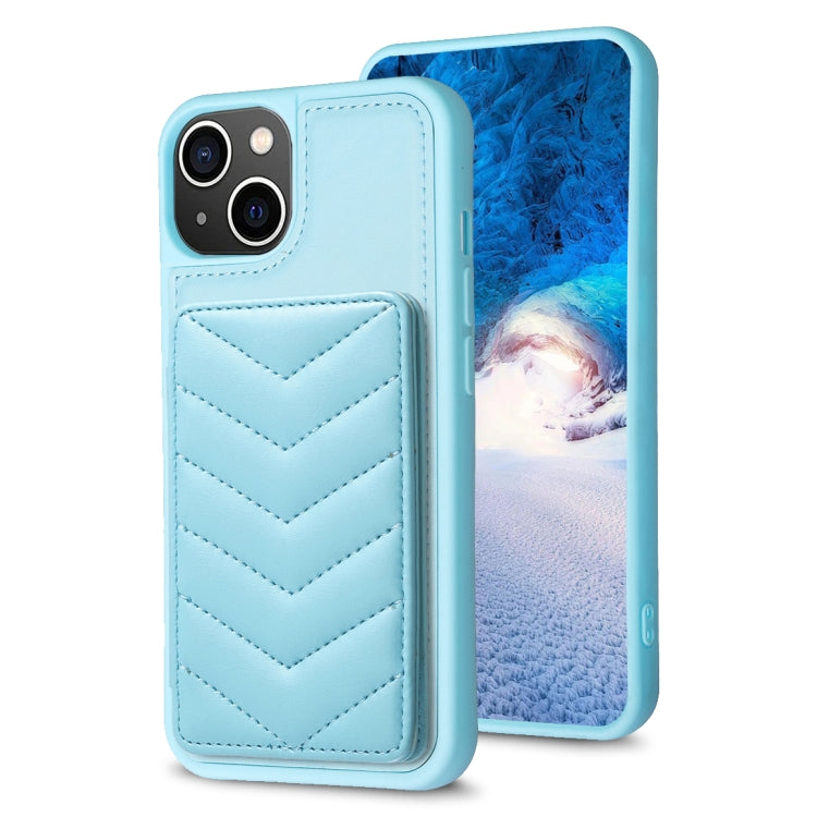 BF26 Wave Pattern Card Bag Holder Phone Case, For iPhone 15 Pro Max, For iPhone 14 Plus, For iPhone 15 Pro, For iPhone 14 / 13, For iPhone 14 Pro, For iPhone 15 Plus