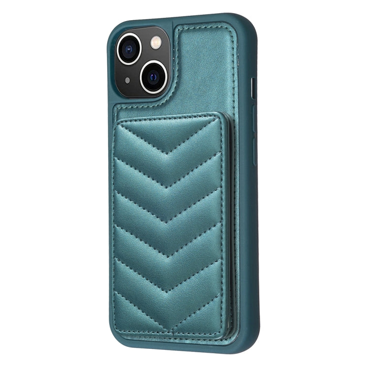 BF26 Wave Pattern Card Bag Holder Phone Case, For iPhone 15, For iPhone 14 Pro Max, For iPhone SE 2022 / 2020 / 8 / 7, For iPhone 13 Pro Max, For iPhone 13 Pro, For iPhone 12 / 12 Pro
