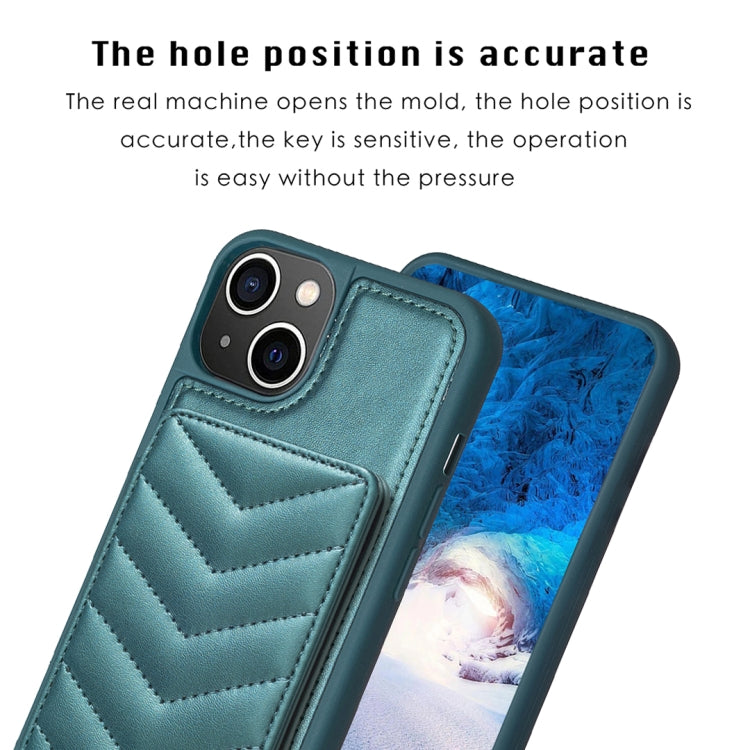 BF26 Wave Pattern Card Bag Holder Phone Case, For iPhone 15, For iPhone 14 Pro Max, For iPhone SE 2022 / 2020 / 8 / 7, For iPhone 13 Pro Max, For iPhone 13 Pro, For iPhone 12 / 12 Pro