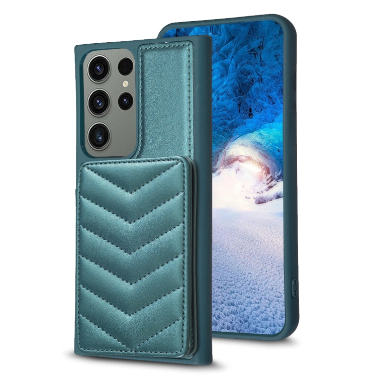 BF26 Wave Pattern Card Bag Holder Phone Case, For Samsung Galaxy S23 Ultra 5G, For Samsung Galaxy A53, For Samsung Galaxy A13 5G / 4G, For Samsung Galaxy S22 Ultra 5G, For Samsung Galaxy S22+ 5G, For Samsung Galaxy S21 FE 5G