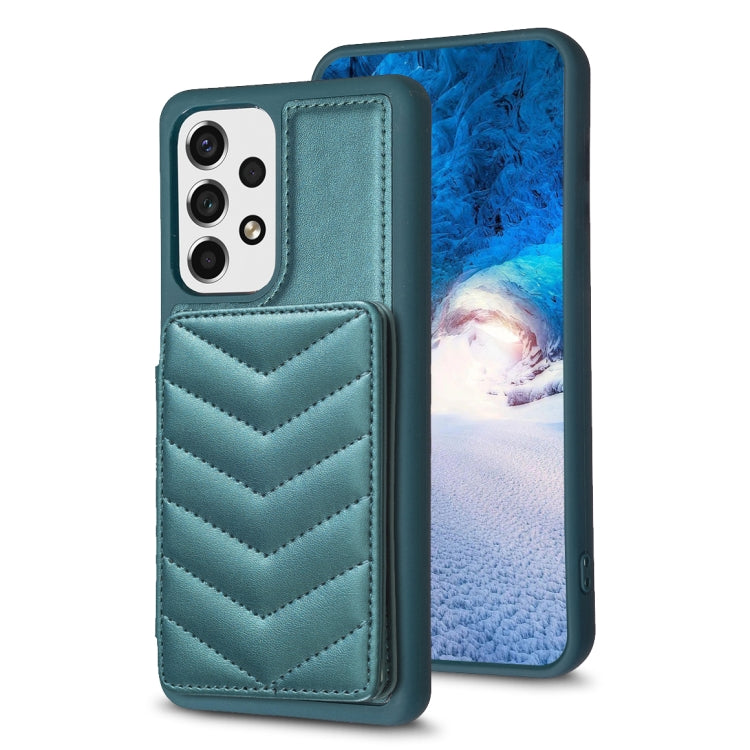 BF26 Wave Pattern Card Bag Holder Phone Case, For Samsung Galaxy S23 Ultra 5G, For Samsung Galaxy A53, For Samsung Galaxy A13 5G / 4G, For Samsung Galaxy S22 Ultra 5G, For Samsung Galaxy S22+ 5G, For Samsung Galaxy S21 FE 5G