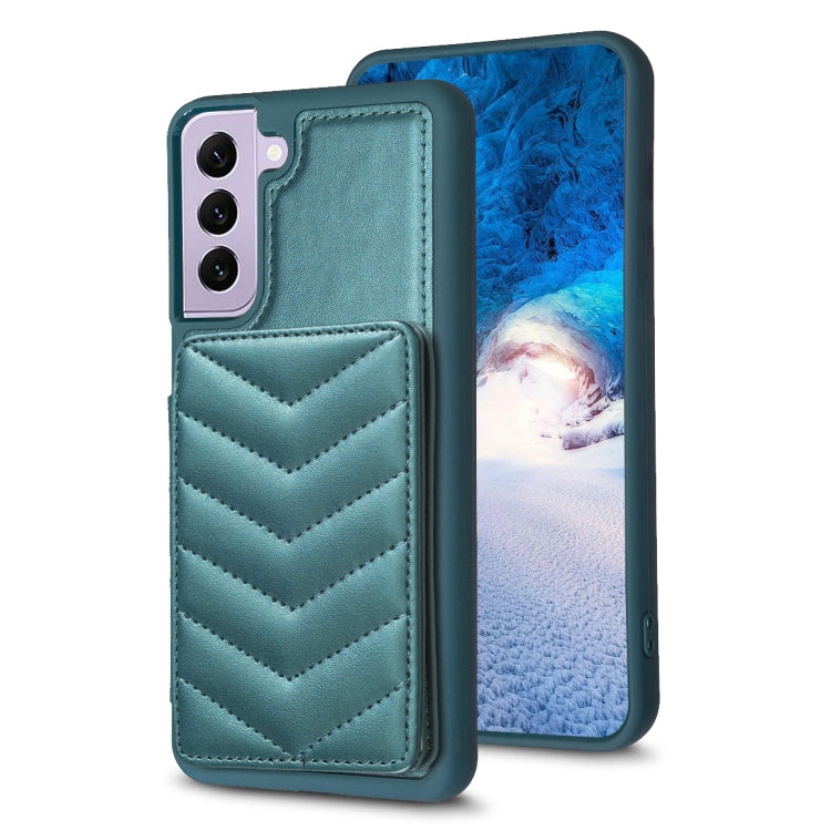 BF26 Wave Pattern Card Bag Holder Phone Case, For Samsung Galaxy A52 5G / 4G, For Samsung Galaxy S21 5G, For Samsung Galaxy S21+ 5G, For Samsung Galaxy S21 Ultra 5G, For Samsug Galaxy A12