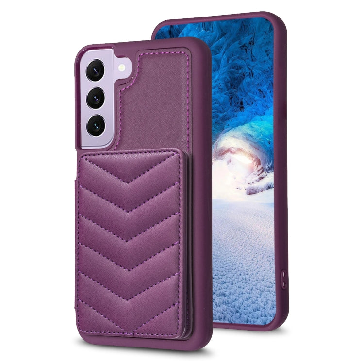 BF26 Wave Pattern Card Bag Holder Phone Case, For Samsung Galaxy A52 5G / 4G, For Samsung Galaxy S21 5G, For Samsung Galaxy S21+ 5G, For Samsung Galaxy S21 Ultra 5G, For Samsug Galaxy A12
