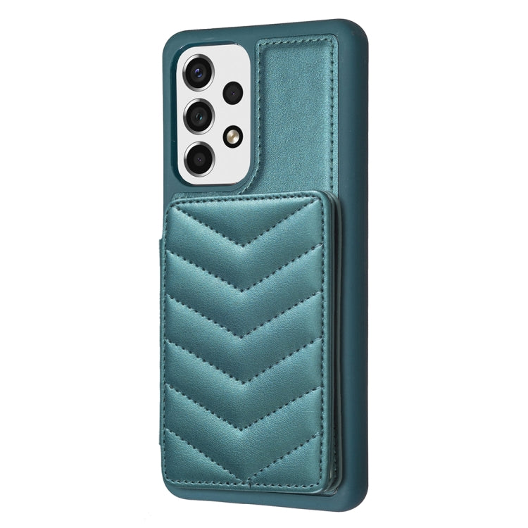 BF26 Wave Pattern Card Bag Holder Phone Case, For Samsung Galaxy A52 5G / 4G, For Samsung Galaxy S21 5G, For Samsung Galaxy S21+ 5G, For Samsung Galaxy S21 Ultra 5G, For Samsug Galaxy A12