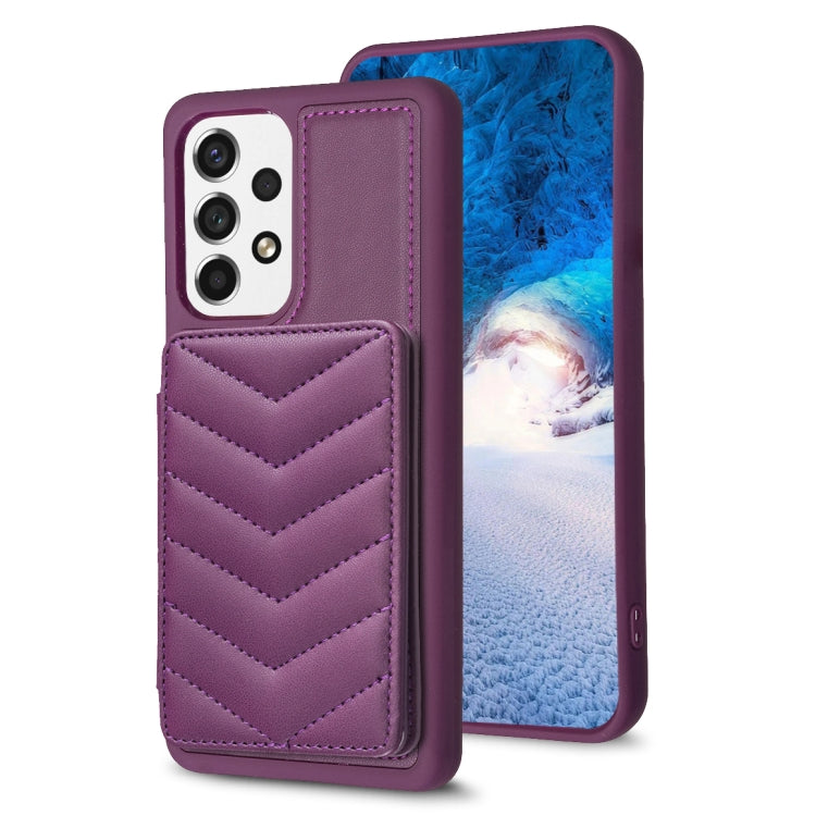 BF26 Wave Pattern Card Bag Holder Phone Case, For Samsung Galaxy A52 5G / 4G, For Samsung Galaxy S21 5G, For Samsung Galaxy S21+ 5G, For Samsung Galaxy S21 Ultra 5G, For Samsug Galaxy A12