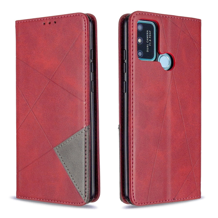 Rhombus Texture Horizontal Flip Magnetic Leather Case with Holder & Card Slots & Wallet, For LG K51, For Huawei Y5P / Honor 9S, For Huawei Honor 9A, For Samsung Galaxy A31, For Sony Xperia L4