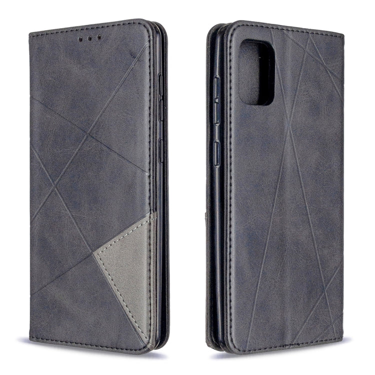 Rhombus Texture Horizontal Flip Magnetic Leather Case with Holder & Card Slots & Wallet, For LG K51, For Huawei Y5P / Honor 9S, For Huawei Honor 9A, For Samsung Galaxy A31, For Sony Xperia L4