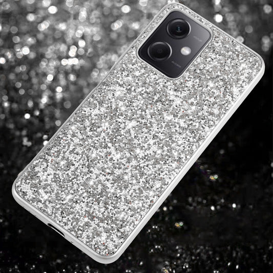 Glitter Powder Shockproof TPU Phone Case, For Xiaomi Redmi Note 12 4G/5G Global, For Xiaomi Redmi Note 12 Pro 5G Global