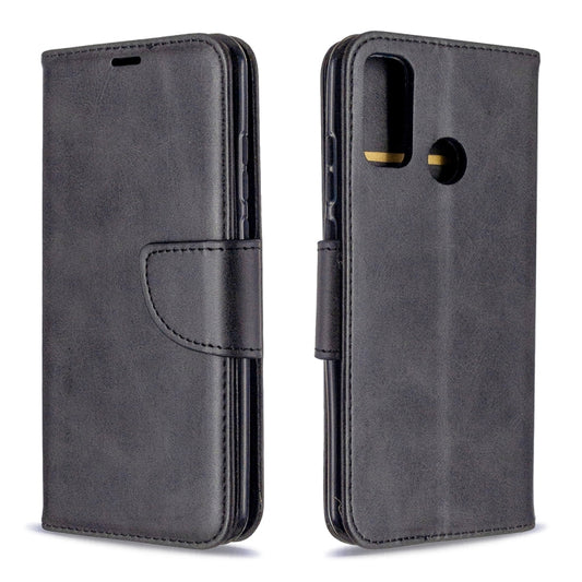Retro Lambskin Texture Pure Color Horizontal Flip PU Leather Case with Holder & Card Slots & Wallet & Lanyard, For Huawei P Smart (2020), For Huawei Y5P / Honor 9S, For Huawei Y6P, For Huawei Honor 9A, For LG K51, For Sony Xperia L4