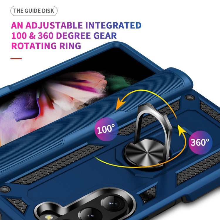 Shockproof TPU + PC Phone Case with Protective Strap, For Samsung Galaxy Z Fold5
