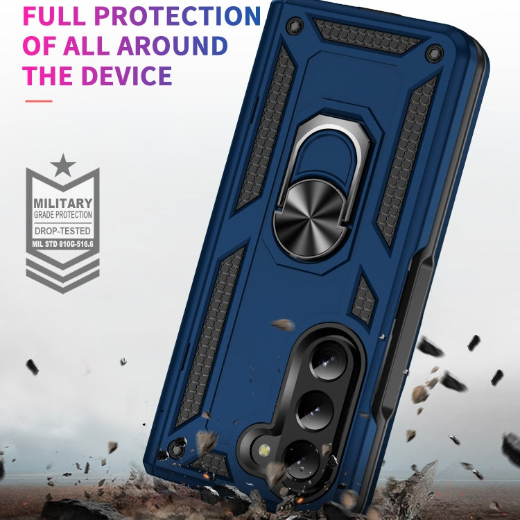 Shockproof TPU + PC Phone Case with Protective Strap, For Samsung Galaxy Z Fold5