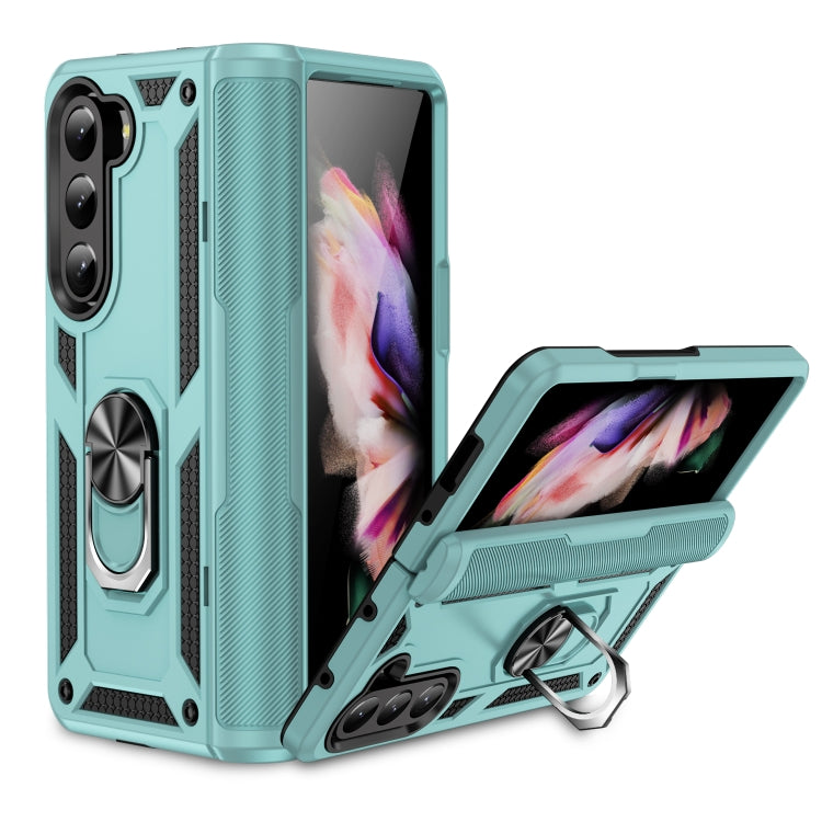 Shockproof TPU + PC Phone Case with Protective Strap, For Samsung Galaxy Z Fold5