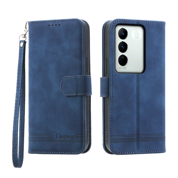 Dierfeng Dream Line Leather Phone Case, For vivo Y36, For vivo Y78, For vivo Y02a, For vivo Y56, For vivo V27