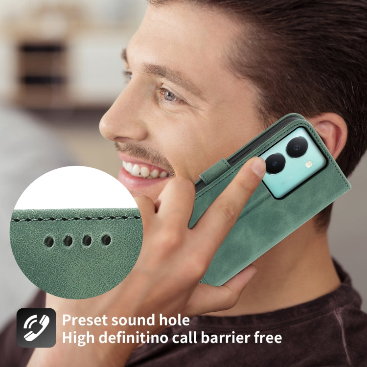 Dierfeng Dream Line Leather Phone Case, For vivo Y36, For vivo Y78, For vivo Y02a, For vivo Y56, For vivo V27