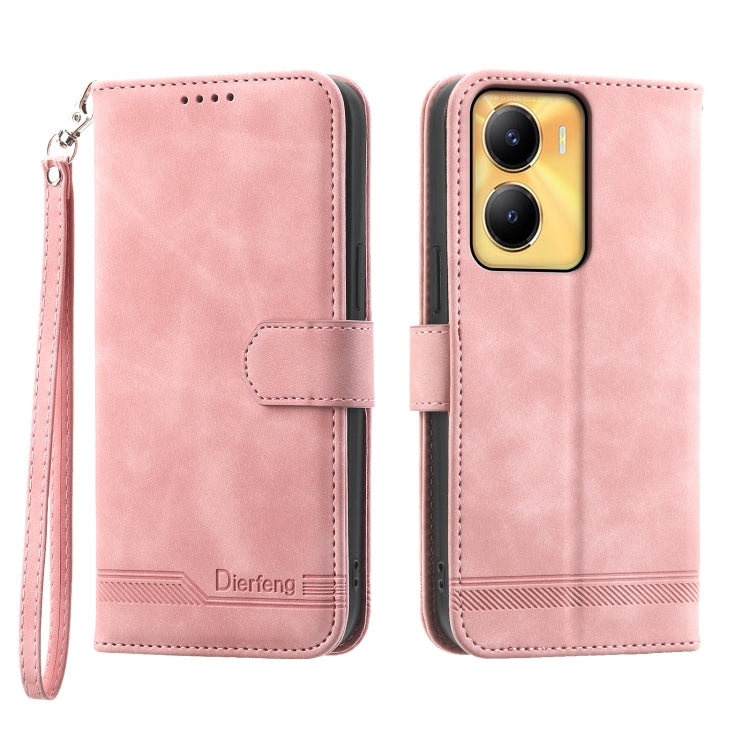 Dierfeng Dream Line Leather Phone Case, For vivo Y36, For vivo Y78, For vivo Y02a, For vivo Y56, For vivo V27
