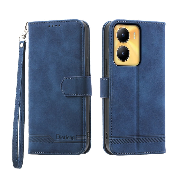 Dierfeng Dream Line Leather Phone Case, For vivo Y36, For vivo Y78, For vivo Y02a, For vivo Y56, For vivo V27