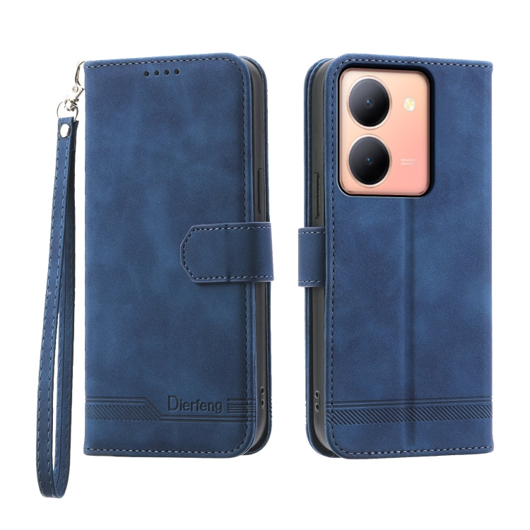 Dierfeng Dream Line Leather Phone Case, For vivo Y36, For vivo Y78, For vivo Y02a, For vivo Y56, For vivo V27