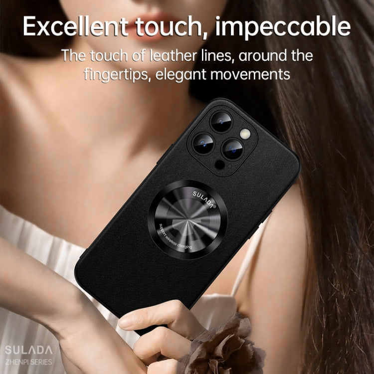 SULADA Microfiber Leather MagSafe Magnetic Phone Case, For iPhone 15 Pro Max, For iPhone 15 Pro, For iPhone 15 Plus, For iPhone 15, For iPhone 14 Plus, For iPhone 14