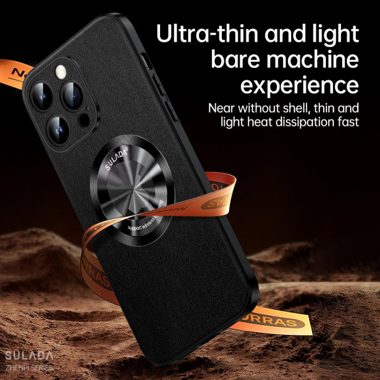 SULADA Microfiber Leather MagSafe Magnetic Phone Case, For iPhone 15 Pro Max, For iPhone 15 Pro, For iPhone 15 Plus, For iPhone 15, For iPhone 14 Plus, For iPhone 14