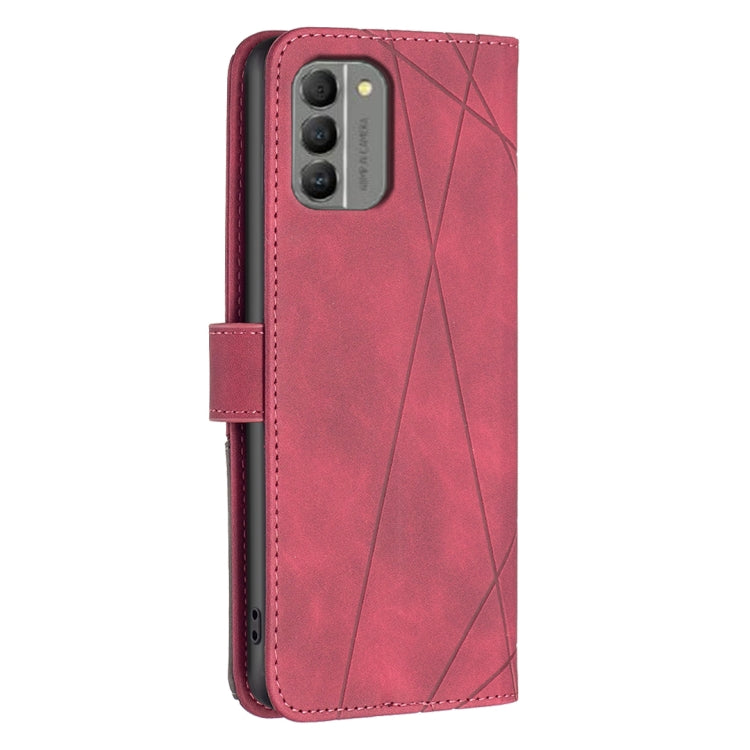 Magnetic Buckle Rhombus Texture Leather Phone Case, For Nokia G310, For Nokia G42, For Nokia C110, For Nokia C02