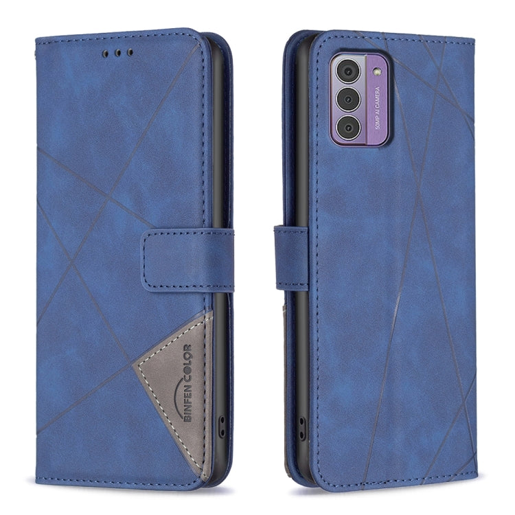 Magnetic Buckle Rhombus Texture Leather Phone Case, For Nokia G310, For Nokia G42, For Nokia C110, For Nokia C02
