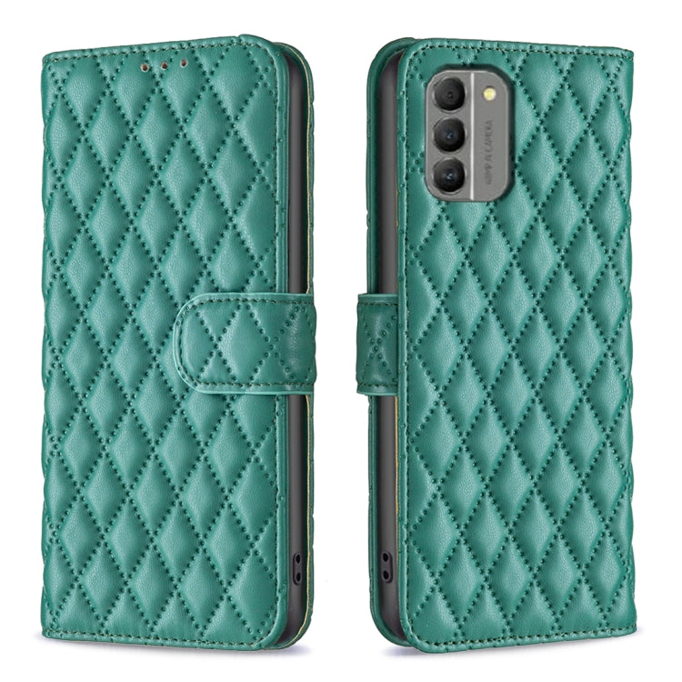 Diamond Lattice Wallet Flip Leather Phone Case, For Nokia G310, For Nokia G42, For Nokia C110