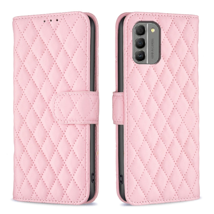 Diamond Lattice Wallet Flip Leather Phone Case, For Nokia G310, For Nokia G42, For Nokia C110