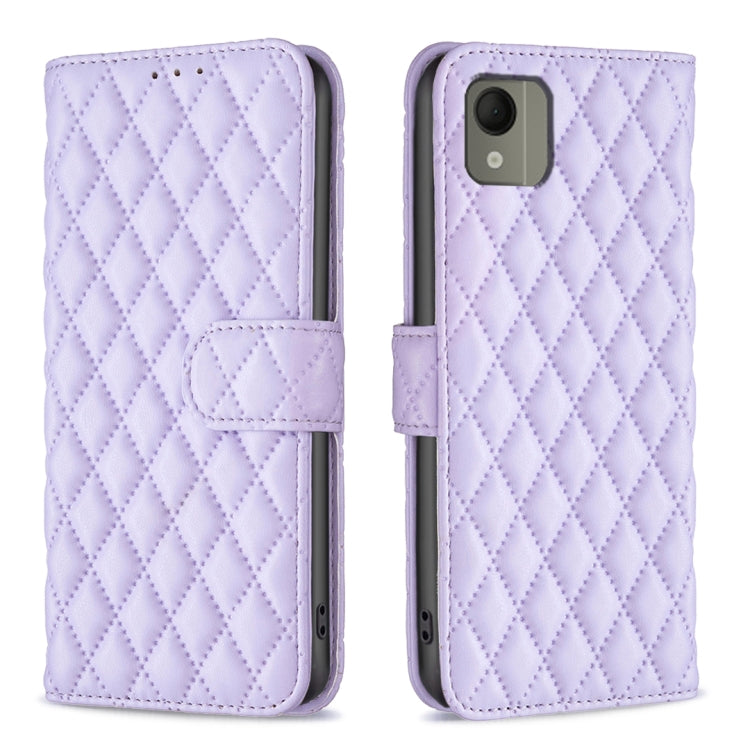 Diamond Lattice Wallet Flip Leather Phone Case, For Nokia G310, For Nokia G42, For Nokia C110