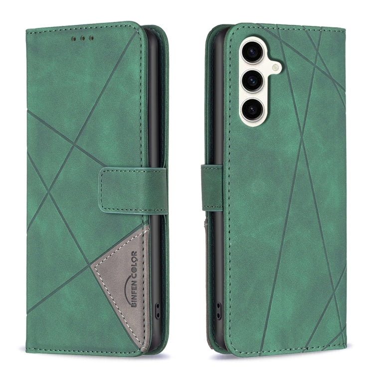 Magnetic Buckle Rhombus Texture Leather Phone Case, For Samsung Galaxy A05, For Samsung Galaxy A05s, For Samsung Galaxy M34 5G, For Samsung Galaxy A25 5G, For Samsung Galaxy S23 FE 5G, For Samsung Galaxy M62/F62