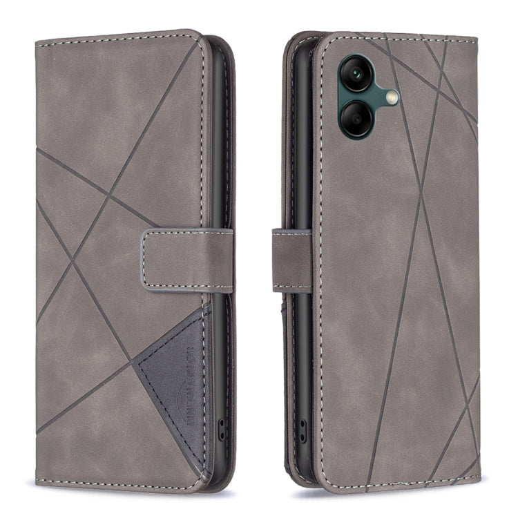 Magnetic Buckle Rhombus Texture Leather Phone Case, For Samsung Galaxy A05, For Samsung Galaxy A05s, For Samsung Galaxy M34 5G, For Samsung Galaxy A25 5G, For Samsung Galaxy S23 FE 5G, For Samsung Galaxy M62/F62
