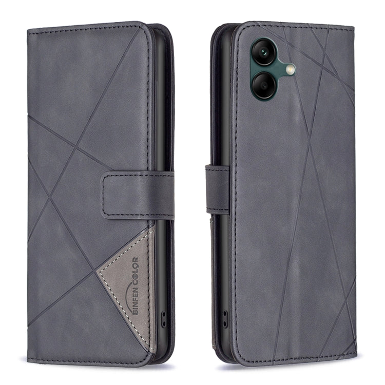 Magnetic Buckle Rhombus Texture Leather Phone Case, For Samsung Galaxy A05, For Samsung Galaxy A05s, For Samsung Galaxy M34 5G, For Samsung Galaxy A25 5G, For Samsung Galaxy S23 FE 5G, For Samsung Galaxy M62/F62