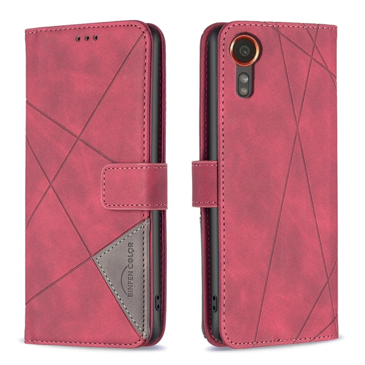 Magnetic Buckle Rhombus Texture Leather Phone Case, For Samsung Galaxy M55, For Samsung Galaxy Xcover 7, For Samsung Galaxy A55, For Samsung Galaxy A35, For Samsung Galaxy S24 Ultra 5G, For Samsung Galaxy S24+ 5G, For Samsung Galaxy S24 5G             ...