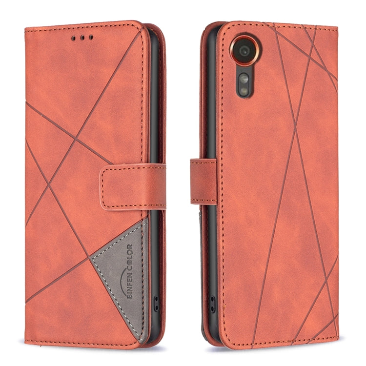 Magnetic Buckle Rhombus Texture Leather Phone Case, For Samsung Galaxy M55, For Samsung Galaxy Xcover 7, For Samsung Galaxy A55, For Samsung Galaxy A35, For Samsung Galaxy S24 Ultra 5G, For Samsung Galaxy S24+ 5G, For Samsung Galaxy S24 5G             ...