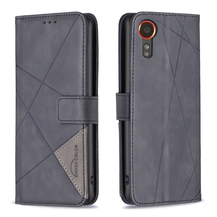 Magnetic Buckle Rhombus Texture Leather Phone Case, For Samsung Galaxy M55, For Samsung Galaxy Xcover 7, For Samsung Galaxy A55, For Samsung Galaxy A35, For Samsung Galaxy S24 Ultra 5G, For Samsung Galaxy S24+ 5G, For Samsung Galaxy S24 5G             ...