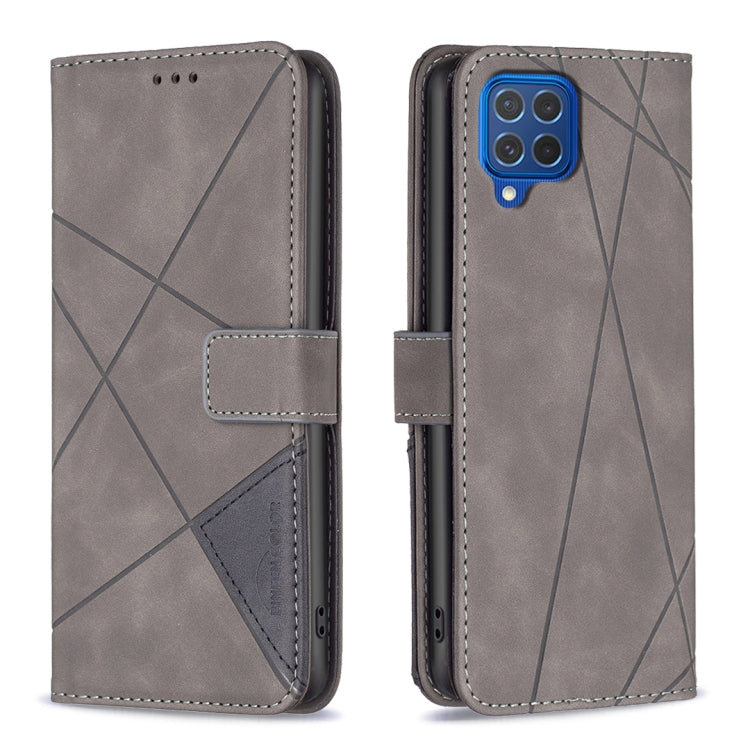 Magnetic Buckle Rhombus Texture Leather Phone Case, For Samsung Galaxy A05, For Samsung Galaxy A05s, For Samsung Galaxy M34 5G, For Samsung Galaxy A25 5G, For Samsung Galaxy S23 FE 5G, For Samsung Galaxy M62/F62