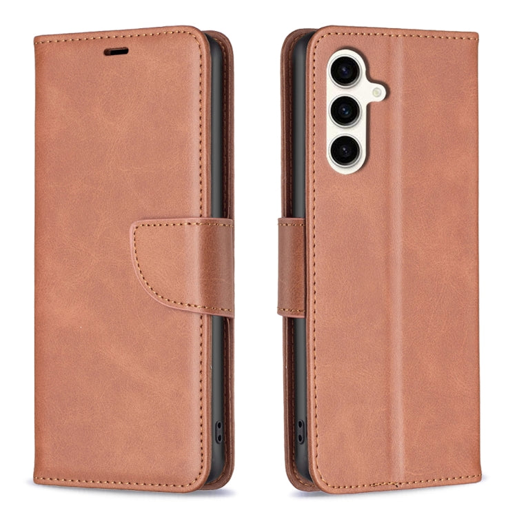 Lambskin Texture Pure Color Flip Leather Phone Case, For Samsung Galaxy S23 FE 5G, For Samsung Galaxy A05s, For Samsung Galaxy S24 5G