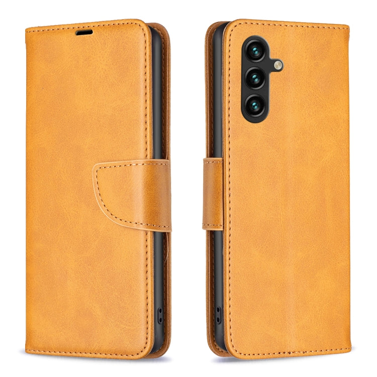 Lambskin Texture Pure Color Flip Leather Phone Case, For Samsung Galaxy S23 FE 5G, For Samsung Galaxy A05s, For Samsung Galaxy S24 5G