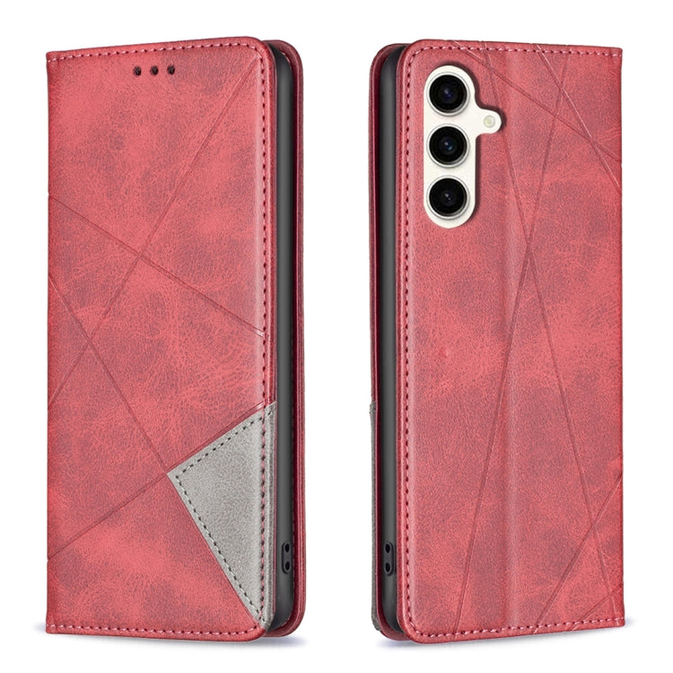 Rhombus Texture Magnetic Leather Phone Case, For Samsung Galaxy S23 FE 5G, For Samsung Galaxy A05s, For Samsung Galaxy S24 5G