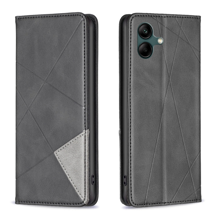 Rhombus Texture Magnetic Leather Phone Case, For Samsung Galaxy A55, For Samsung Galaxy A15, For Samsung Galaxy S24 Ultra 5G, For Samsung Galaxy A25 5G, For Samsung Galaxy A35, For Samsung Galaxy M34 5G, For Samsung Galaxy S23 FE 5G                    ...
