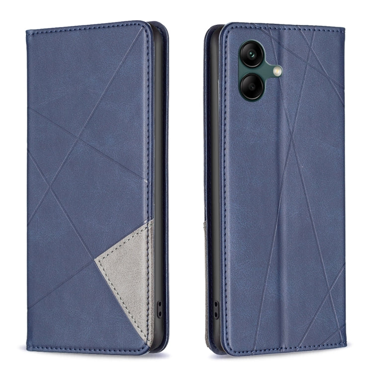 Rhombus Texture Magnetic Leather Phone Case, For Samsung Galaxy A55, For Samsung Galaxy A15, For Samsung Galaxy S24 Ultra 5G, For Samsung Galaxy A25 5G, For Samsung Galaxy A35, For Samsung Galaxy M34 5G, For Samsung Galaxy S23 FE 5G                    ...
