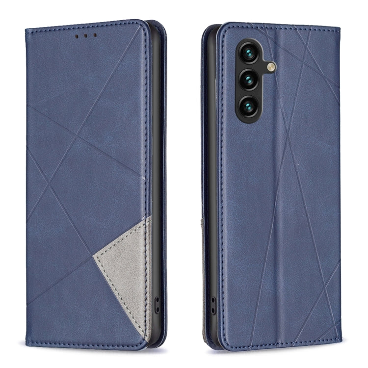 Rhombus Texture Magnetic Leather Phone Case, For Samsung Galaxy S23 FE 5G, For Samsung Galaxy A05s, For Samsung Galaxy S24 5G