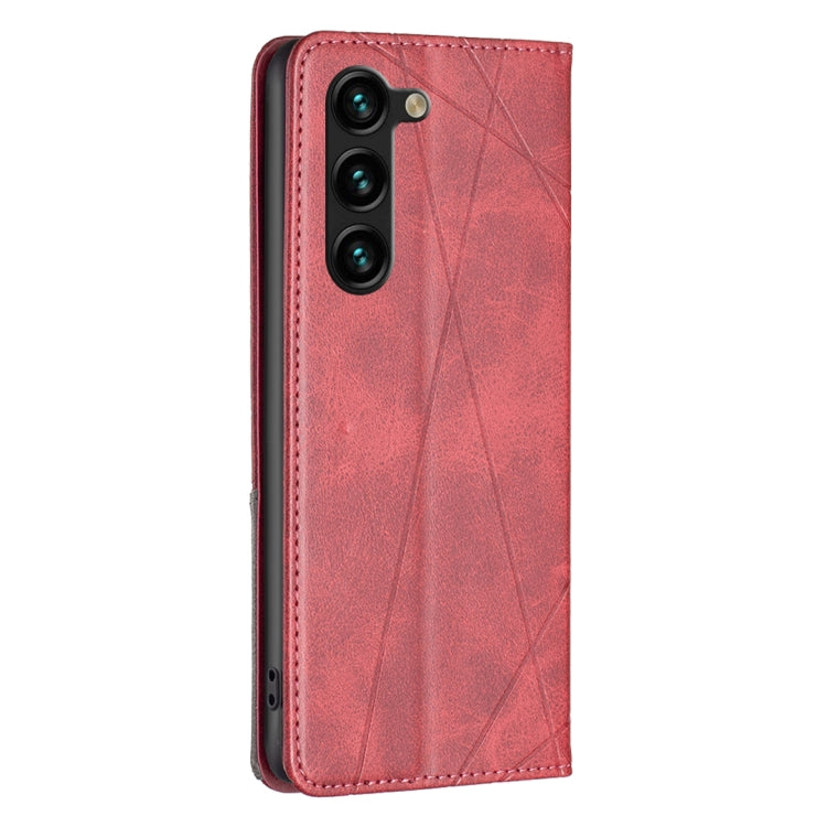 Rhombus Texture Magnetic Leather Phone Case, For Samsung Galaxy S24+ 5G, For Samsung Galaxy S24 5G, For Samsung Galaxy A05s
