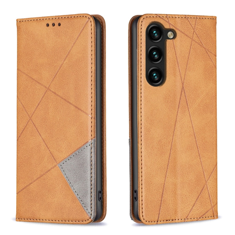 Rhombus Texture Magnetic Leather Phone Case, For Samsung Galaxy S24+ 5G, For Samsung Galaxy S24 5G, For Samsung Galaxy A05s