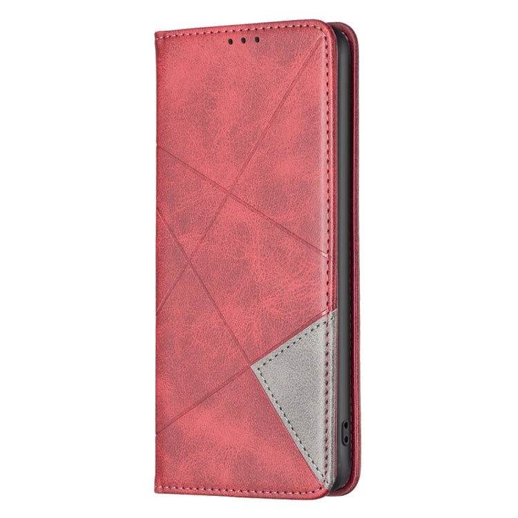 Rhombus Texture Magnetic Leather Phone Case, For Samsung Galaxy S24 Ultra 5G, For Samsung Galaxy A25 5G, For Samsung Galaxy A35, For Samsung Galaxy M34 5G, For Samsung Galaxy A55, For Samsung Galaxy A15, For Samsung Galaxy A05, For Samsung Galaxy S24+ 5G