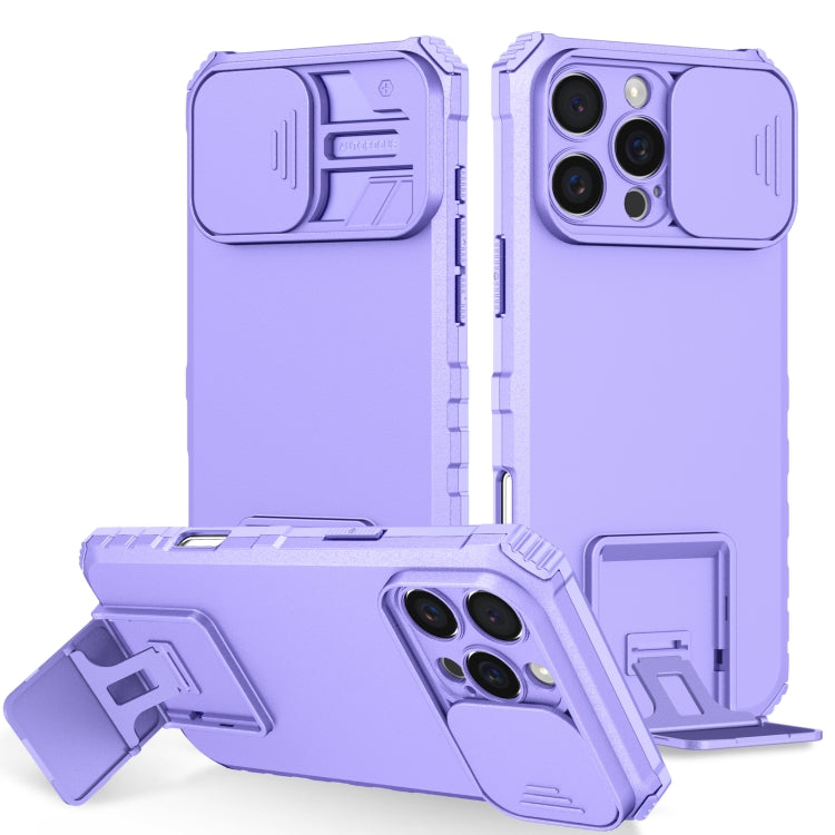 Stereoscopic Holder Sliding Camshield Phone Case, For iPhone 16 Pro Max, For iPhone 16 Pro, For iPhone 16 Plus, For iPhone 16, For iPhone 15 Pro Max, For iPhone 15 Pro